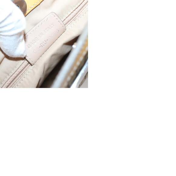 DIOR Trotter Canvas Shoulder Bag Beige Silver - Picture 13 of 13